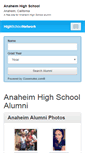 Mobile Screenshot of anaheimhighschool.org